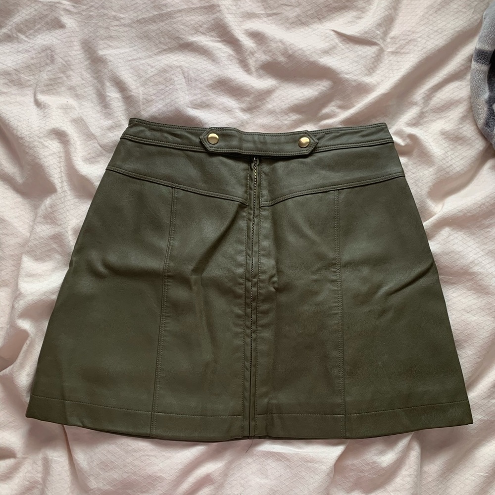 Leather Abercrombie & Fitch Skirt